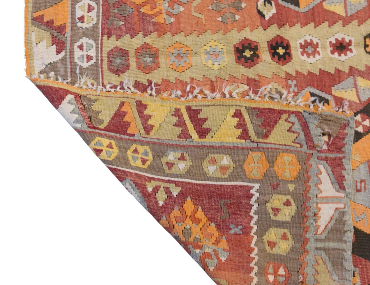 şarkışla tribal kilim, 5x13 ft kilim, 166x407 cm