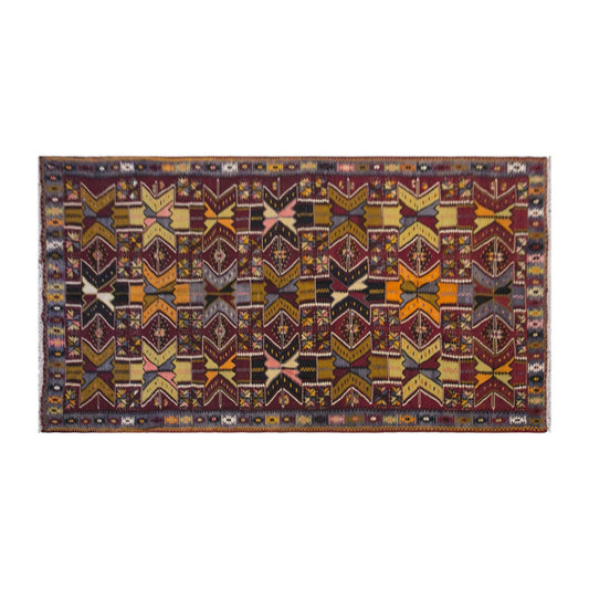 şarkışla tribal kilim, 5x15 ft kilim, 167x445 cm