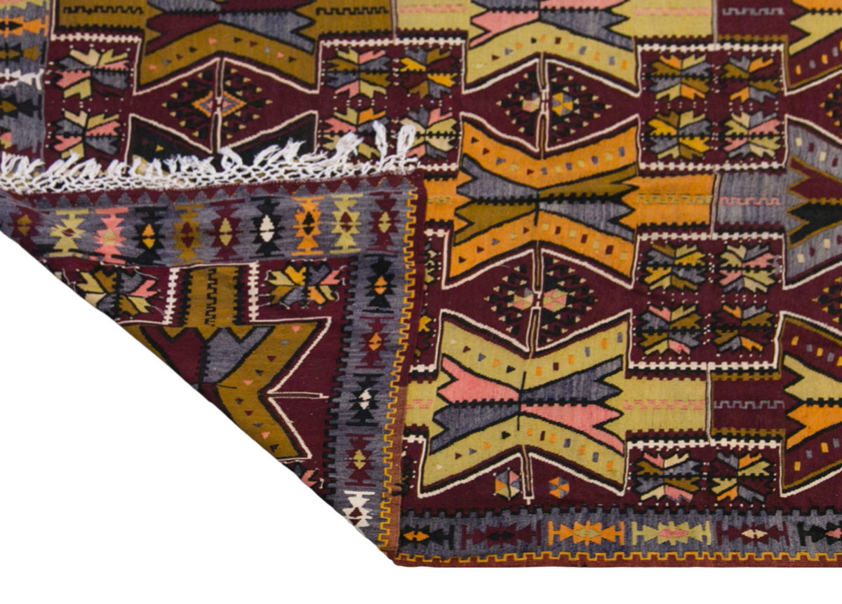 şarkışla tribal kilim, 5x15 ft kilim, 167x445 cm