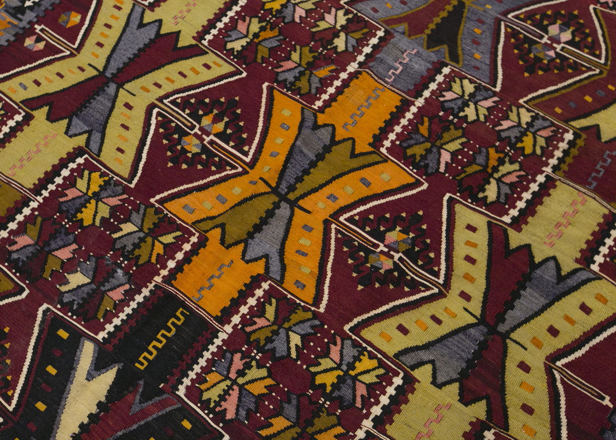 şarkışla tribal kilim, 5x15 ft kilim, 167x445 cm