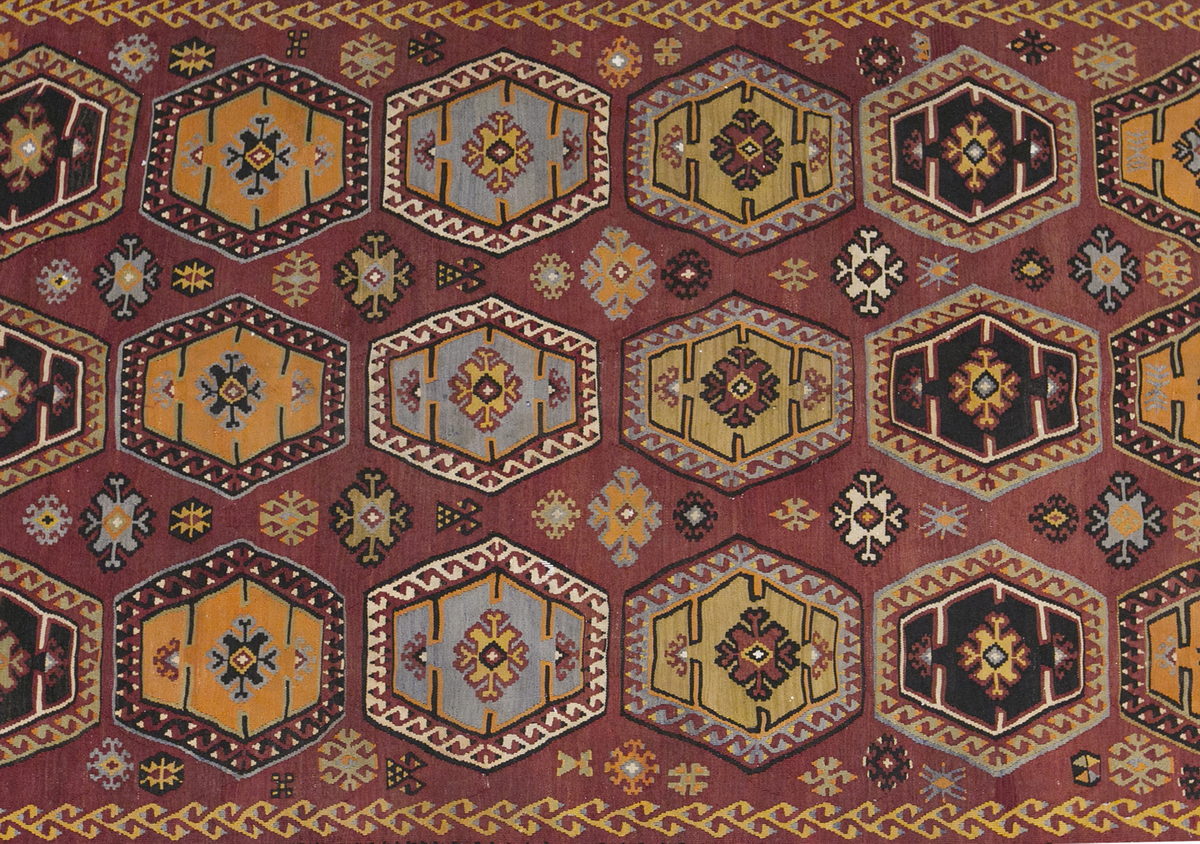Şarkışla tribal kilim, 6x11 ft kilim, 174x334 cm