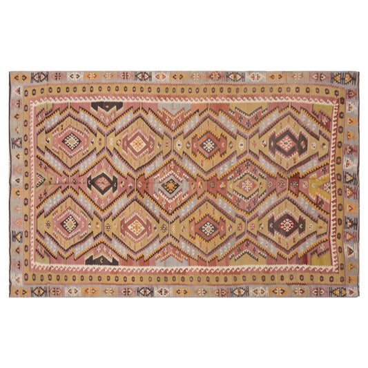 şarkışla tribal kilim, 6x12 ft kilim, 180x370 cm