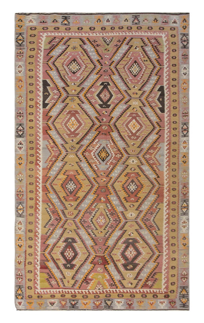 şarkışla tribal kilim, 6x12 ft kilim, 180x370 cm