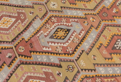 şarkışla tribal kilim, 6x12 ft kilim, 180x370 cm