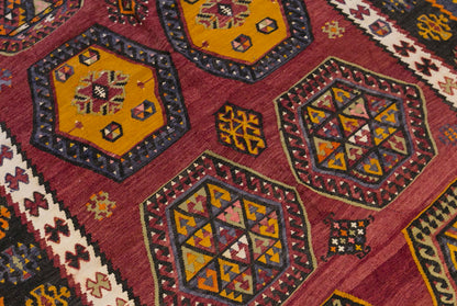 şarkışla tribal kilim, 6x13 ft kilim, 174x400 cm