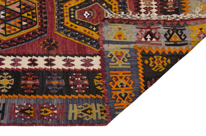 şarkışla tribal kilim, 6x13 ft kilim, 174x400 cm