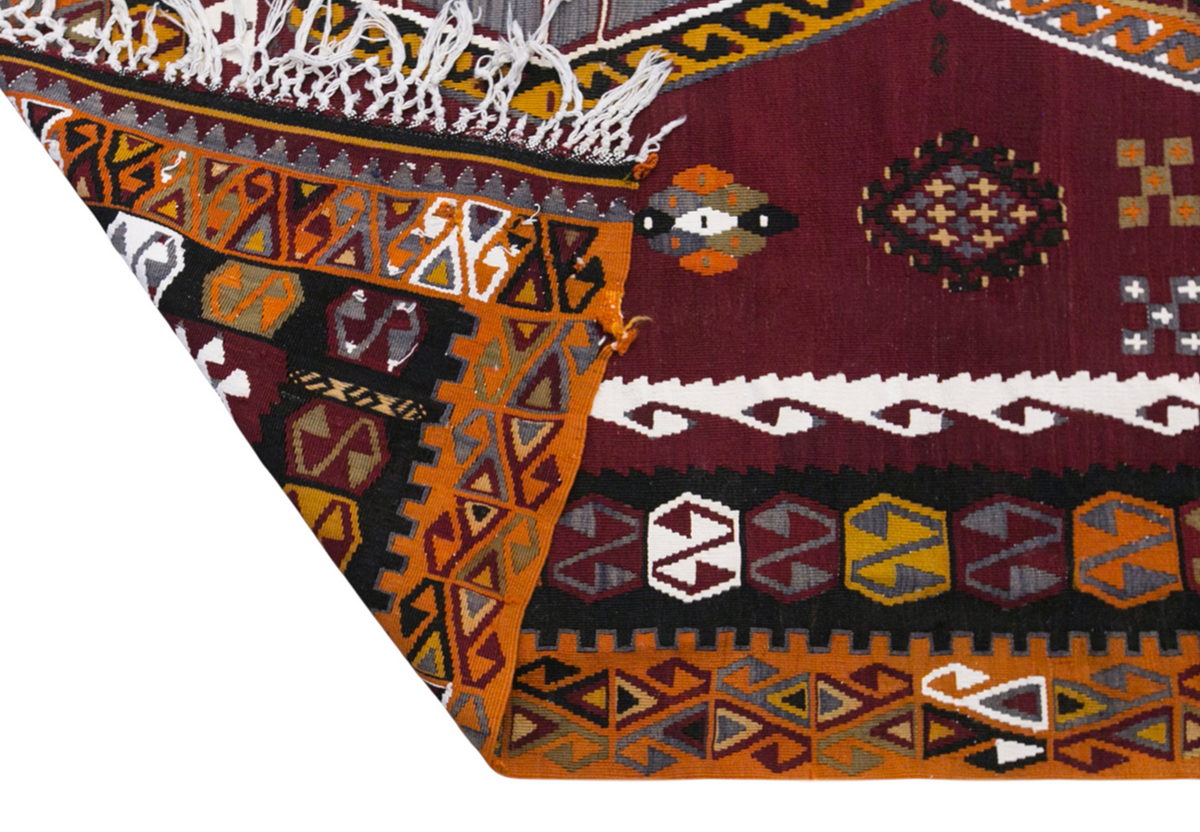 şarkışla tribal kilim, 6x14 ft kilim, 170x440 cm