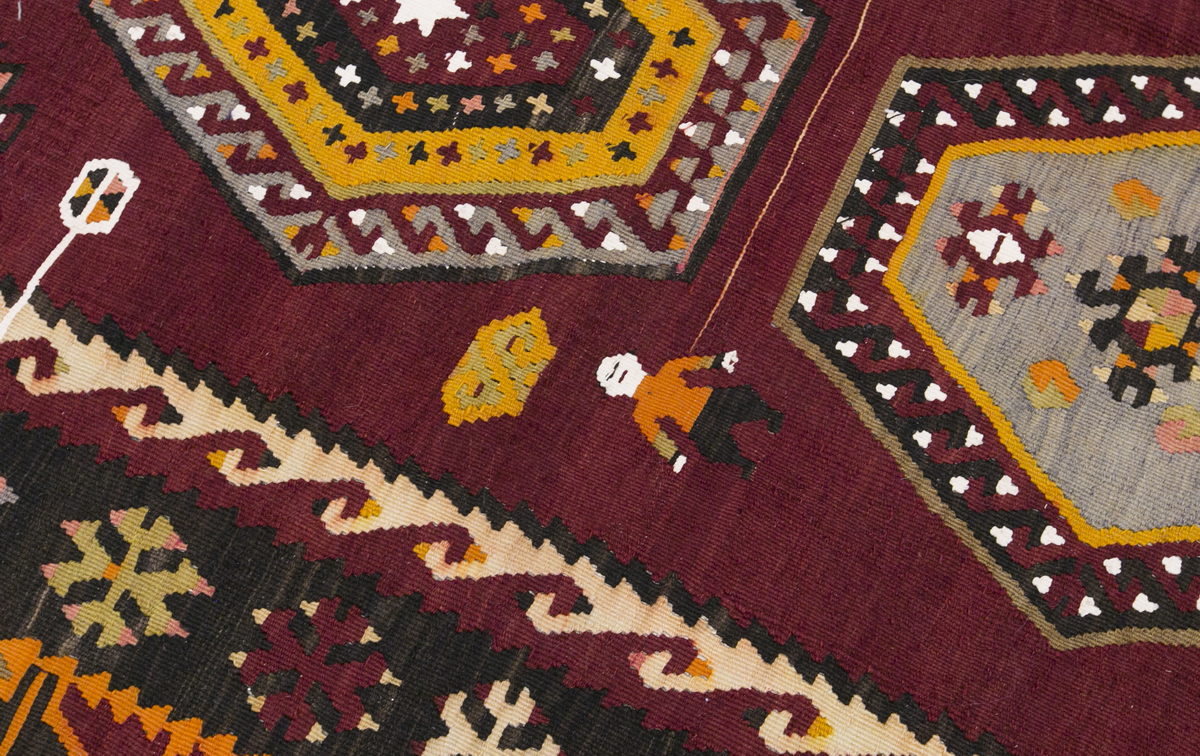 şarkışla tribal kilim, 6x14 ft kilim, 180x420 cm kilim