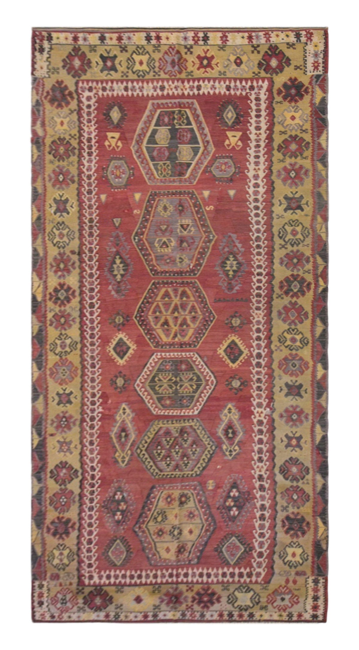 şarkışla tribal kilim, 6x15 ft kilim, 190x443 cm
