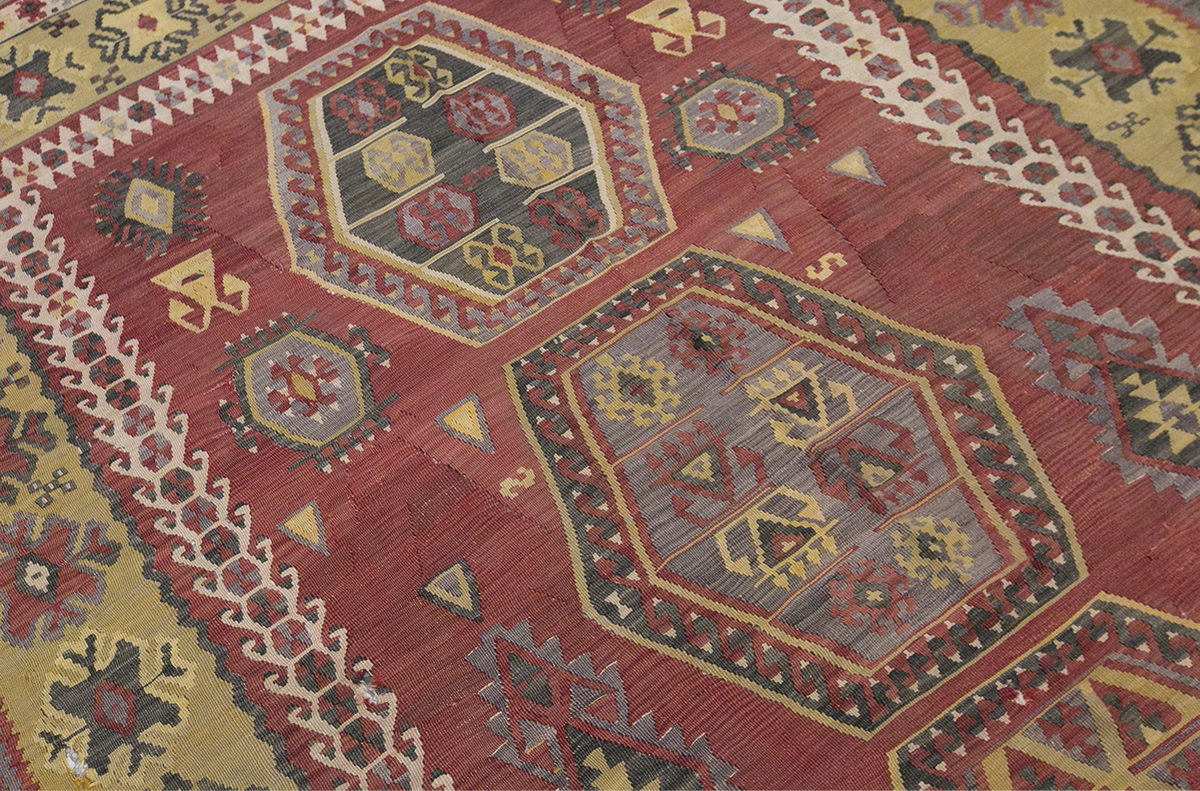 şarkışla tribal kilim, 6x15 ft kilim, 190x443 cm