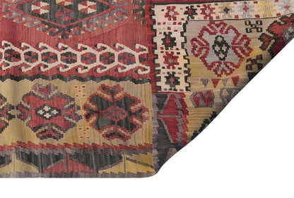 şarkışla tribal kilim, 6x15 ft kilim, 190x443 cm
