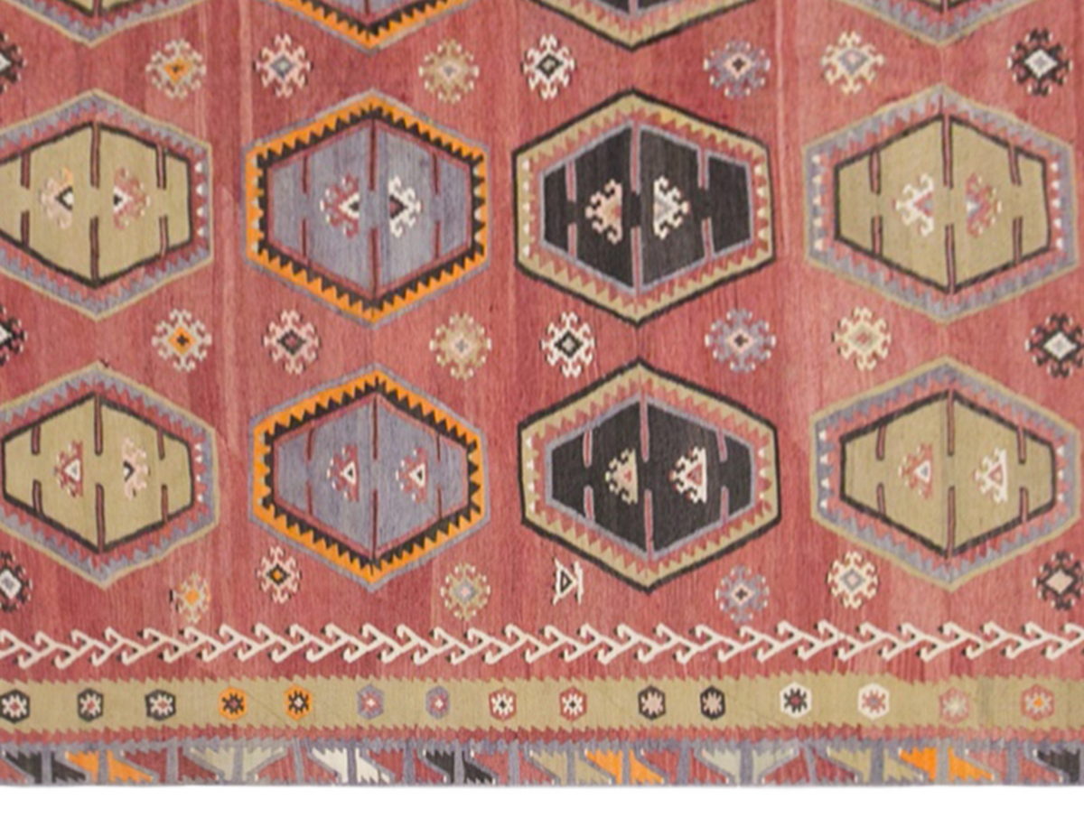 şarkışla tribal kilim, 7x12 ft kilim, 215x356 cm