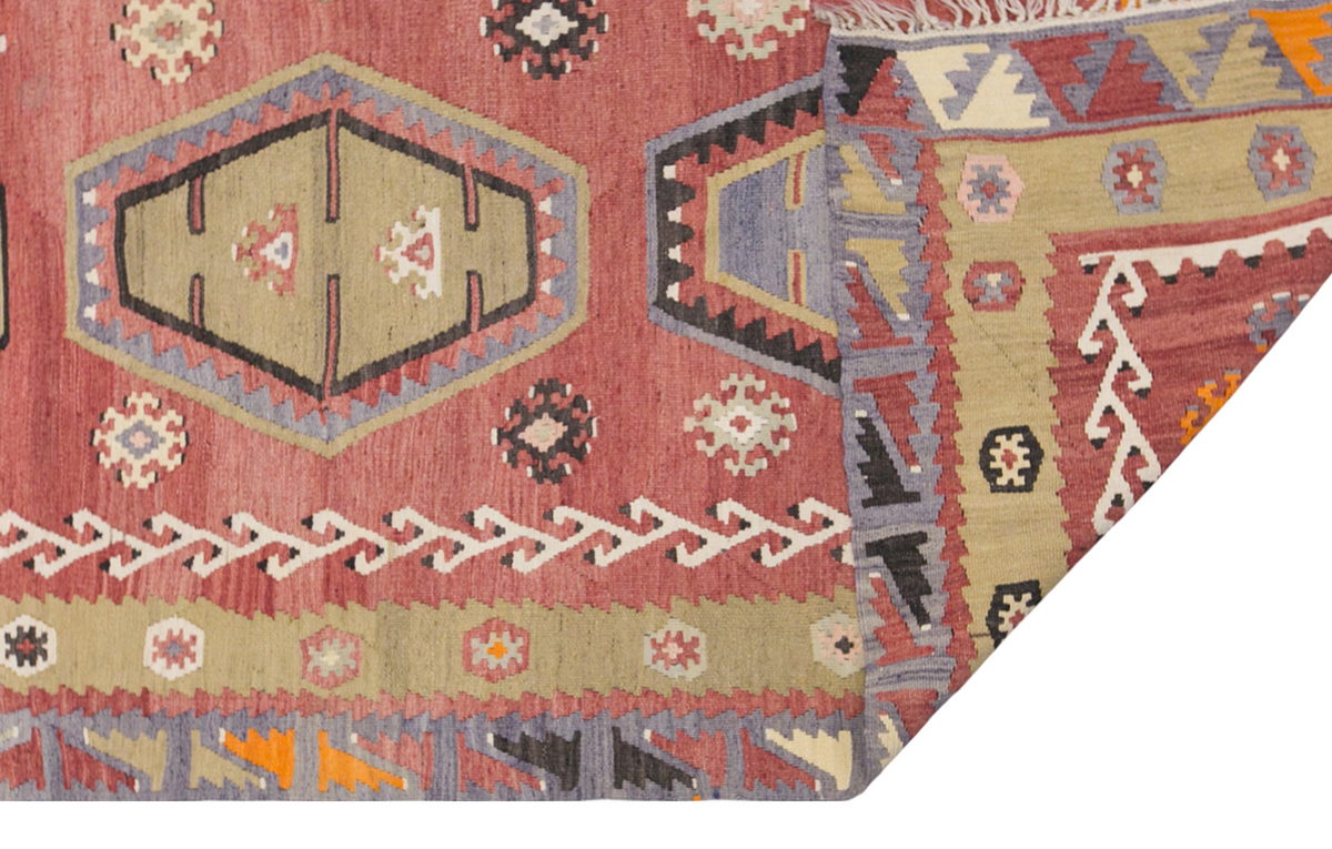 şarkışla tribal kilim, 7x12 ft kilim, 215x356 cm