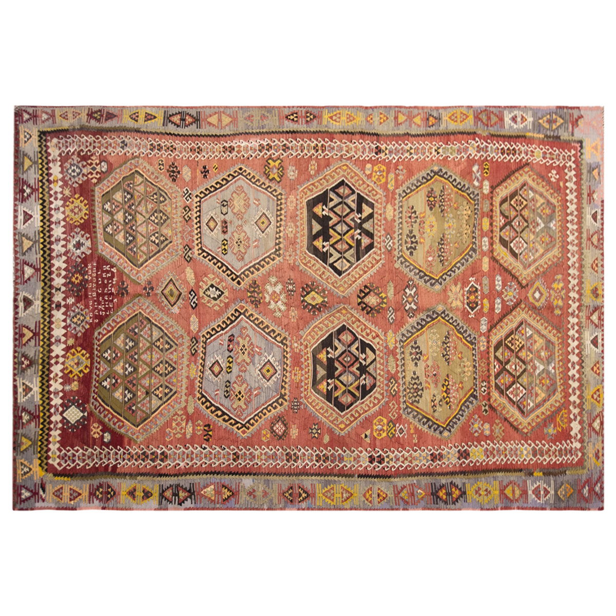 şarkışla tribal kilim, 7x14 ft, 208x423 cm