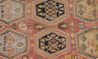 şarkışla tribal kilim, 7x14 ft, 208x423 cm