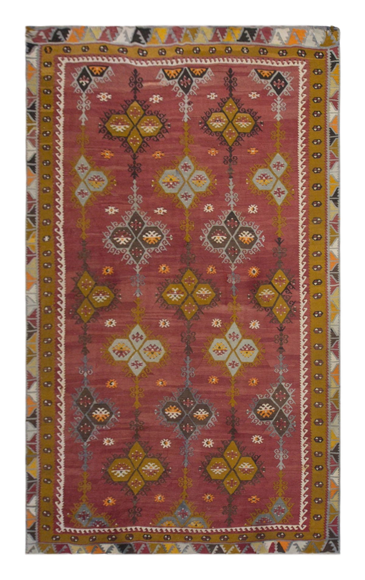 Şarkışla tribal kilim, 8x12 ft kilim, 236x378 cm