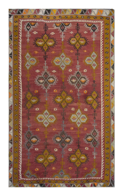 Şarkışla tribal kilim, 8x12 ft kilim, 236x378 cm