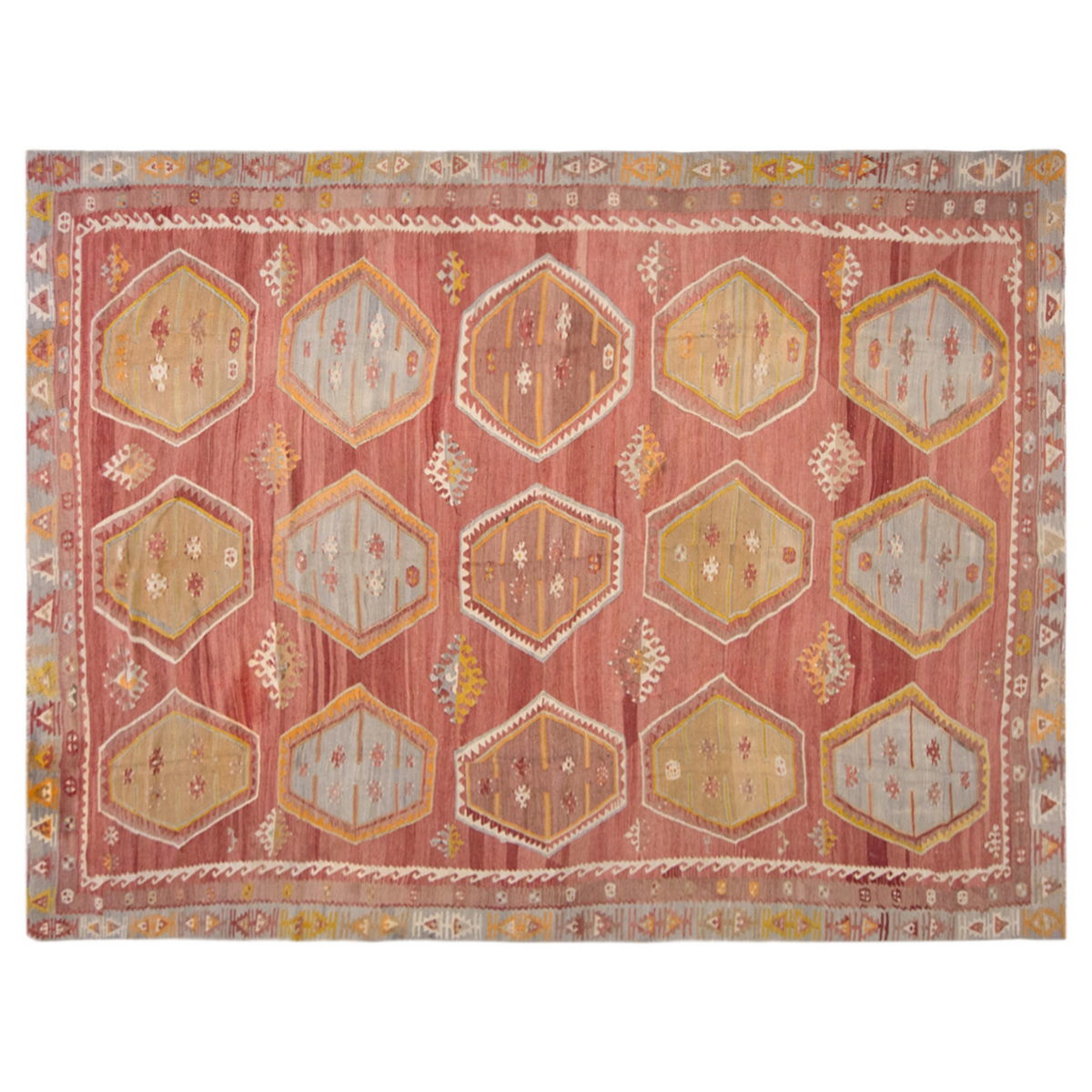 şarkışla tribal kilim, 8x12 ft kilim, 238x367 cm