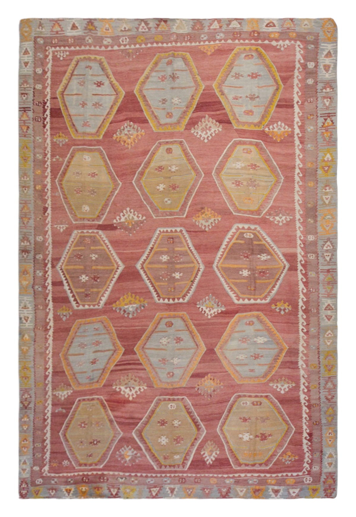 şarkışla tribal kilim, 8x12 ft kilim, 238x367 cm