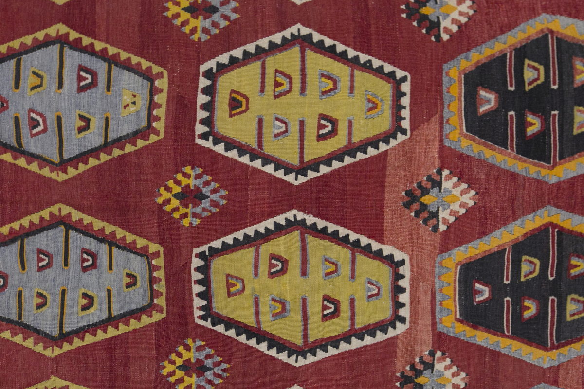 Şarkışla tribal kilim, 8x12 ft kilim, 240x358 cm