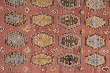 Şarkışla tribal kilim, 8x12 ft kilim, 243x378 cm kilim