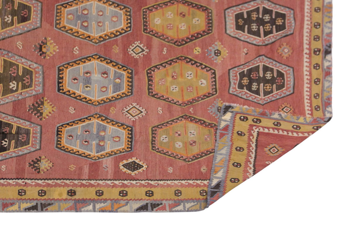 Şarkışla tribal kilim, 8x12 ft kilim, 243x378 cm kilim