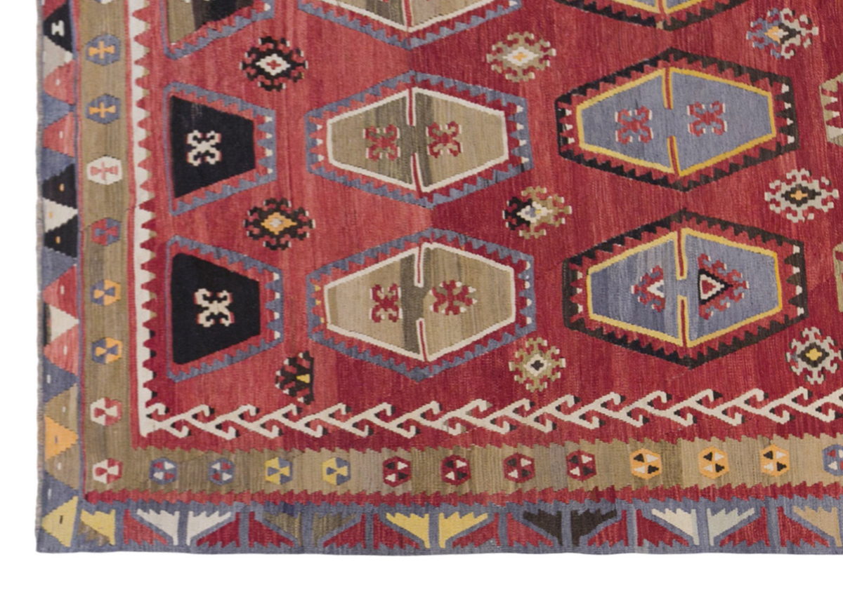 şarkışla tribal kilim, 8x12 ft kilim, 255x358 cm