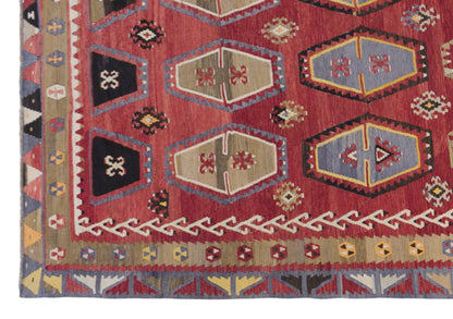 şarkışla tribal kilim, 8x12 ft kilim, 255x358 cm