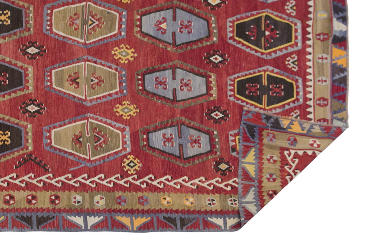 şarkışla tribal kilim, 8x12 ft kilim, 255x358 cm