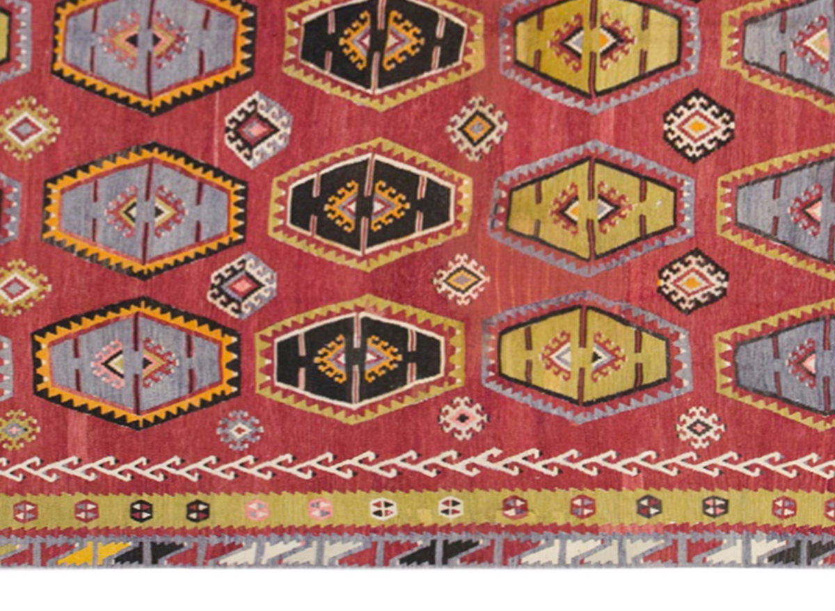 şarkışla tribal kilim, 8x12 ft kilim, 258x368 cm