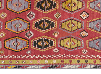 şarkışla tribal kilim, 8x12 ft kilim, 258x368 cm