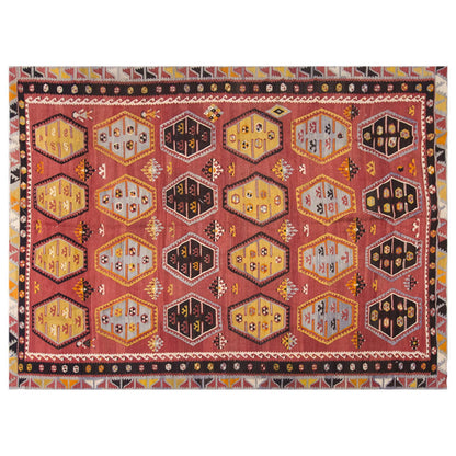 şarkışla tribal kilim, 8x13 ft kilim, 231x388 cm