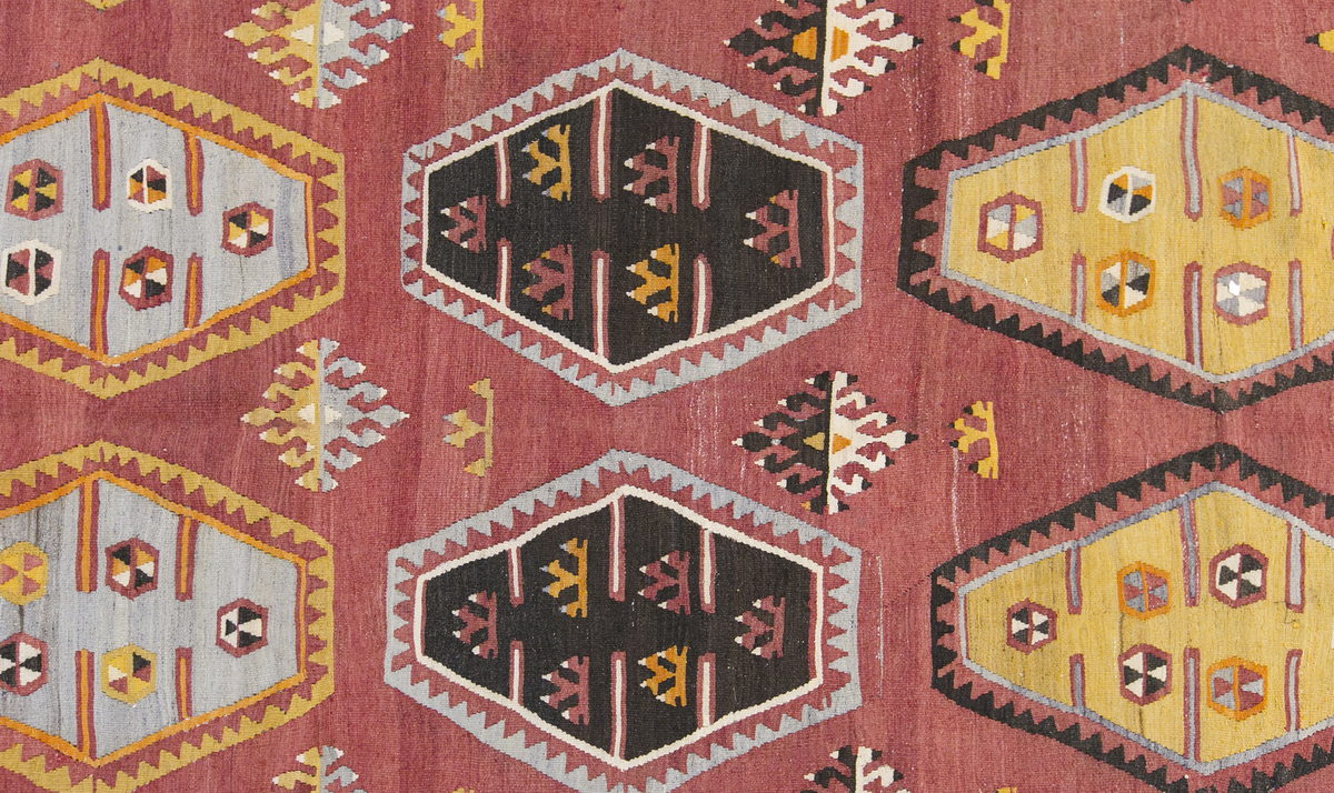 şarkışla tribal kilim, 8x13 ft kilim, 231x388 cm