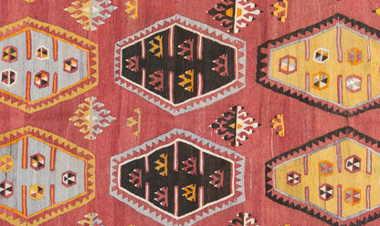 şarkışla tribal kilim, 8x13 ft kilim, 231x388 cm