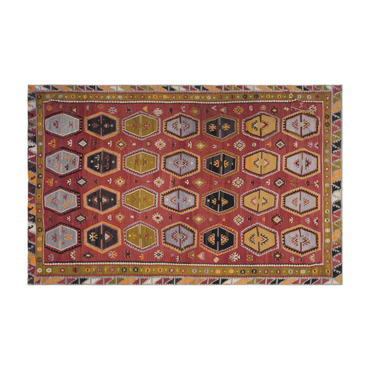 Şarkışla tribal kilim, 8x13 ft kilim, 250x389 cm