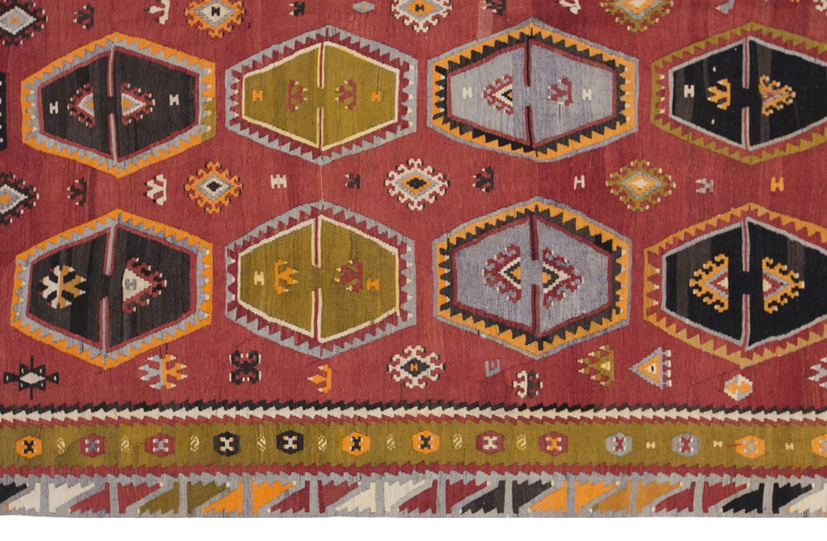 Şarkışla tribal kilim, 8x13 ft kilim, 250x389 cm