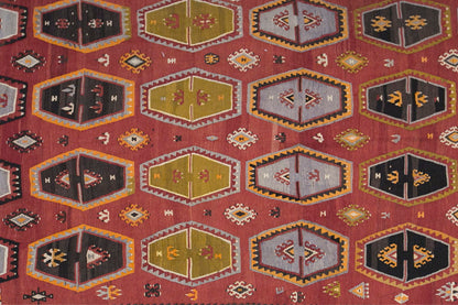 Şarkışla tribal kilim, 8x13 ft kilim, 250x389 cm