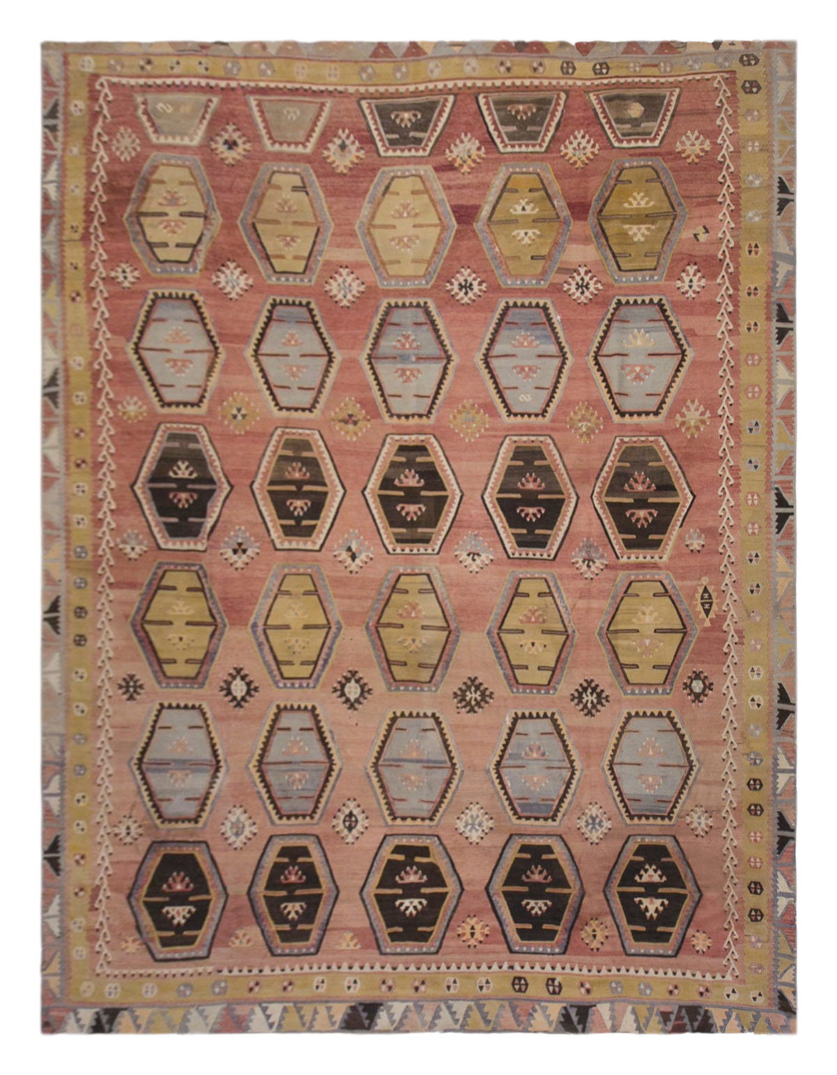 Şarkışla tribal kilim, 9x12 ft kilim, 286x369 cm