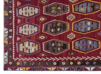 Şarkışla tribal kilim, 9x13 ft kilim, 261x390 cm