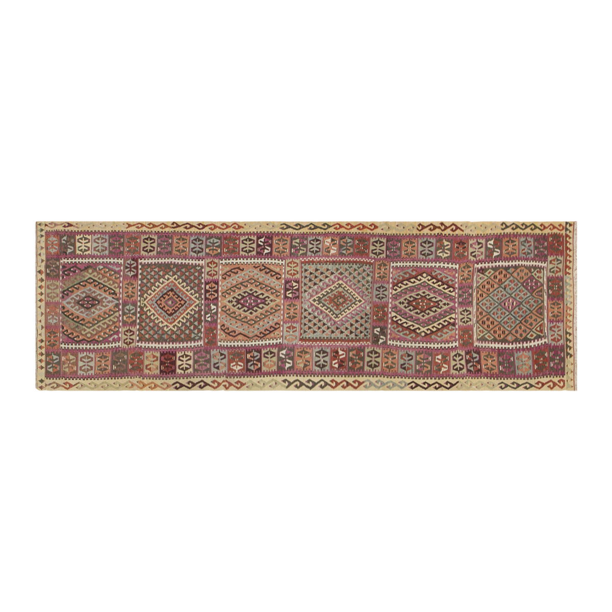 Sivas Şarkışla Kilim Runner, 82 x 363 cm / 2'8 x 12 feet
