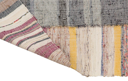 Stripe Kilim Rug, Wool and Cotton Turkish Kilim, 275 x 400 cm