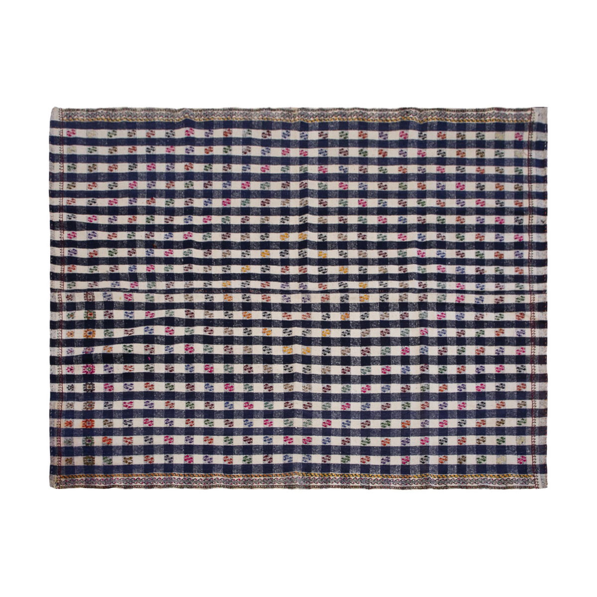 Stripe Kilim Rug 202x260cm (6'7" x 8'6")
