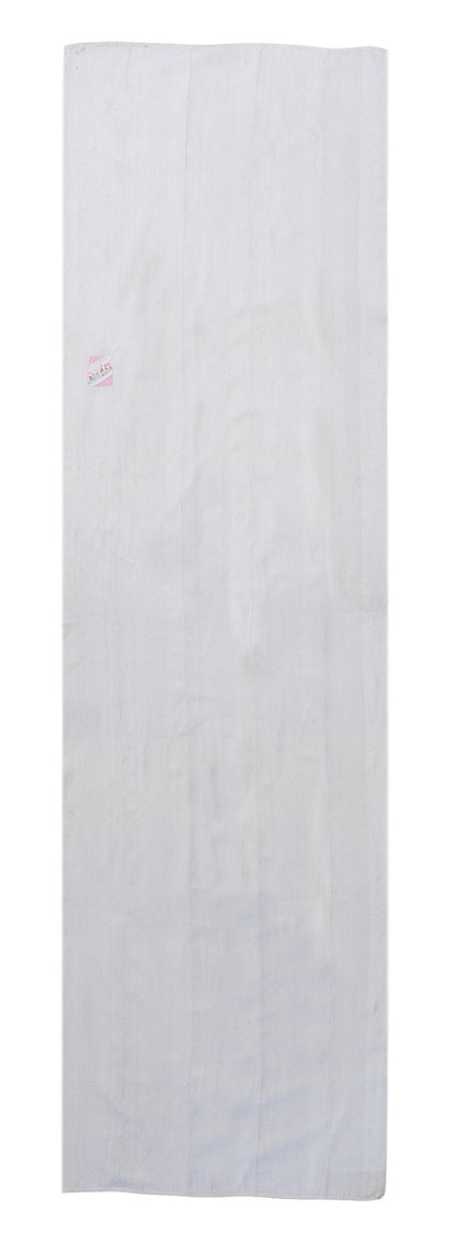 Striped Cotton Kilim Runner, 111x370 cm / 3'7 x 12'2 ft