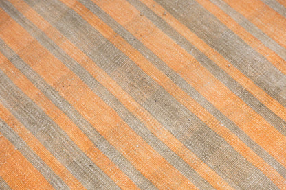 Striped Cotton Kilim Runner Rug, 109 x 557 cm, 3'7" x 18'3"