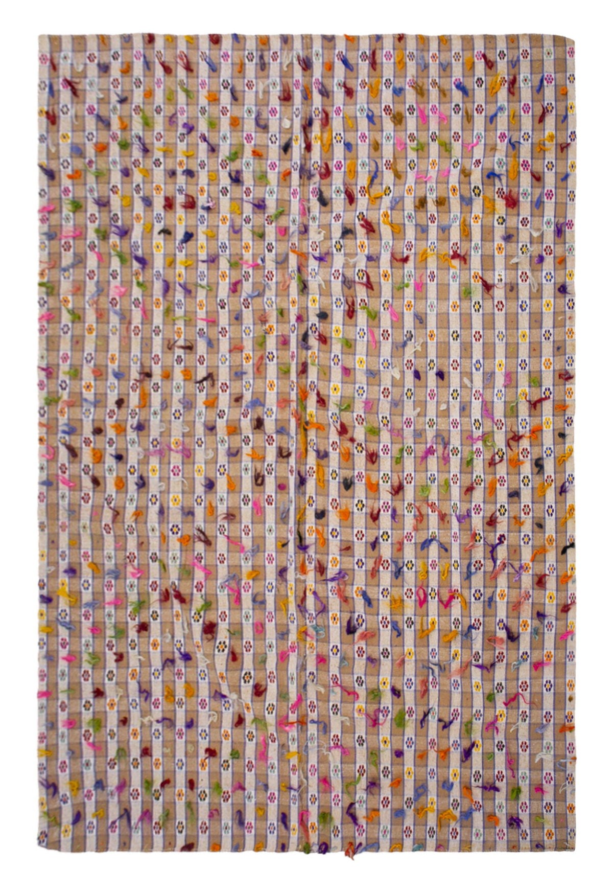 Striped Design Turkish Kilim Rug, 210x294cm, 6'10x9'7 ft