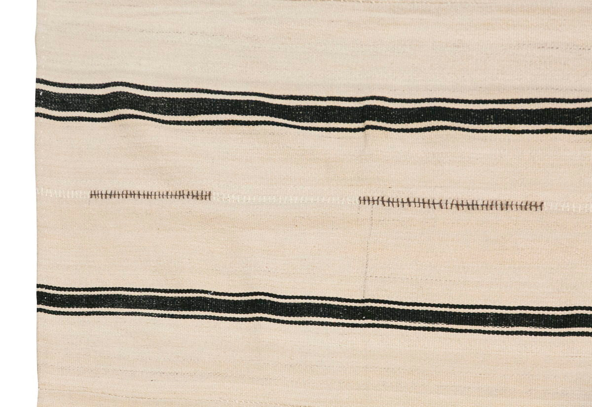 Striped Design Turkish Kilim Rug, 5'5 x 8 feet & 165 x 245 cm