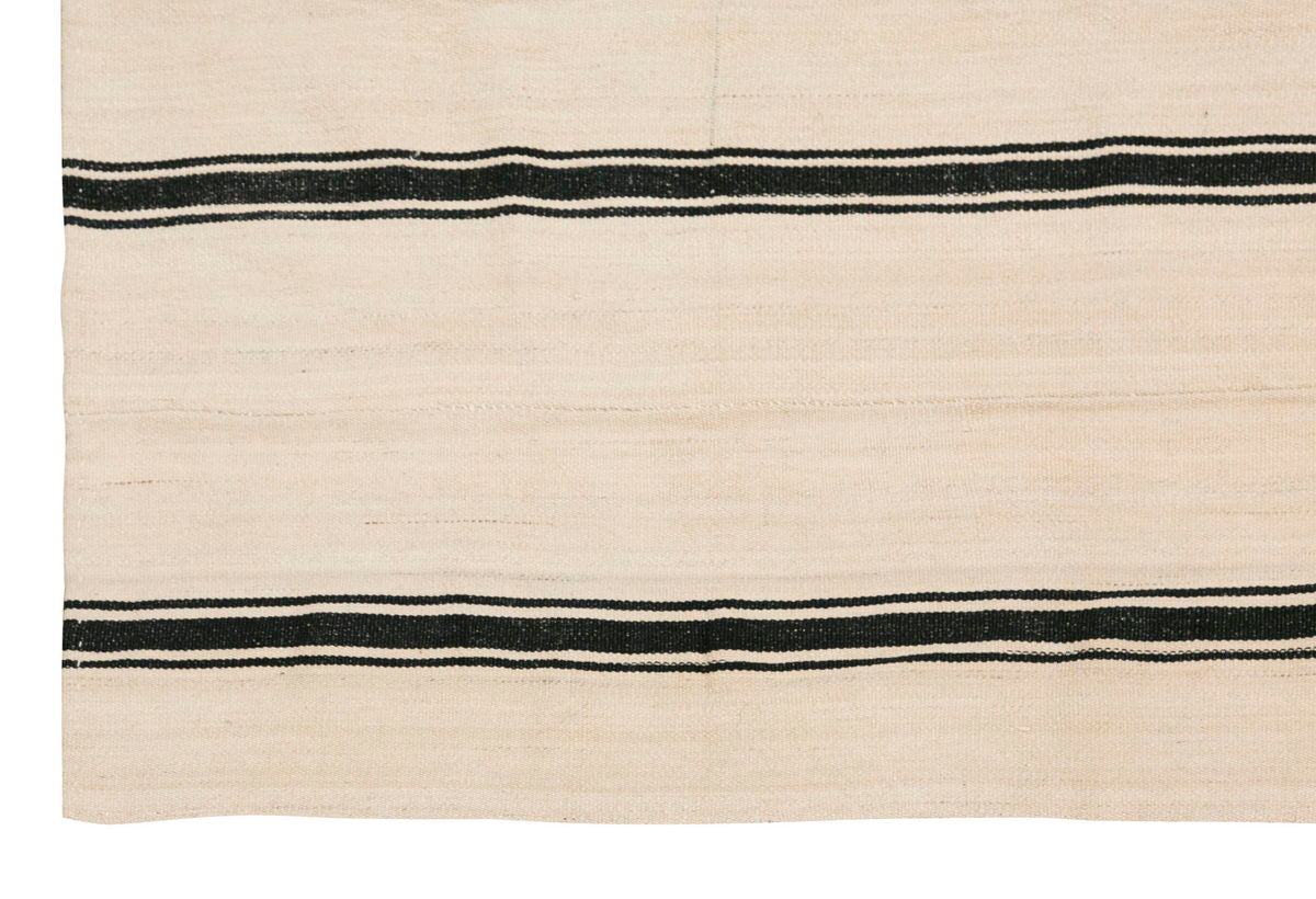 Striped Design Turkish Kilim Rug, 5'5 x 8 feet & 165 x 245 cm