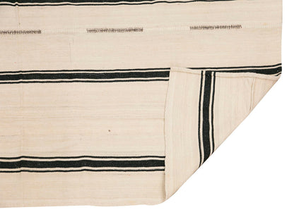 Striped Design Turkish Kilim Rug, 5'5 x 8 feet & 165 x 245 cm
