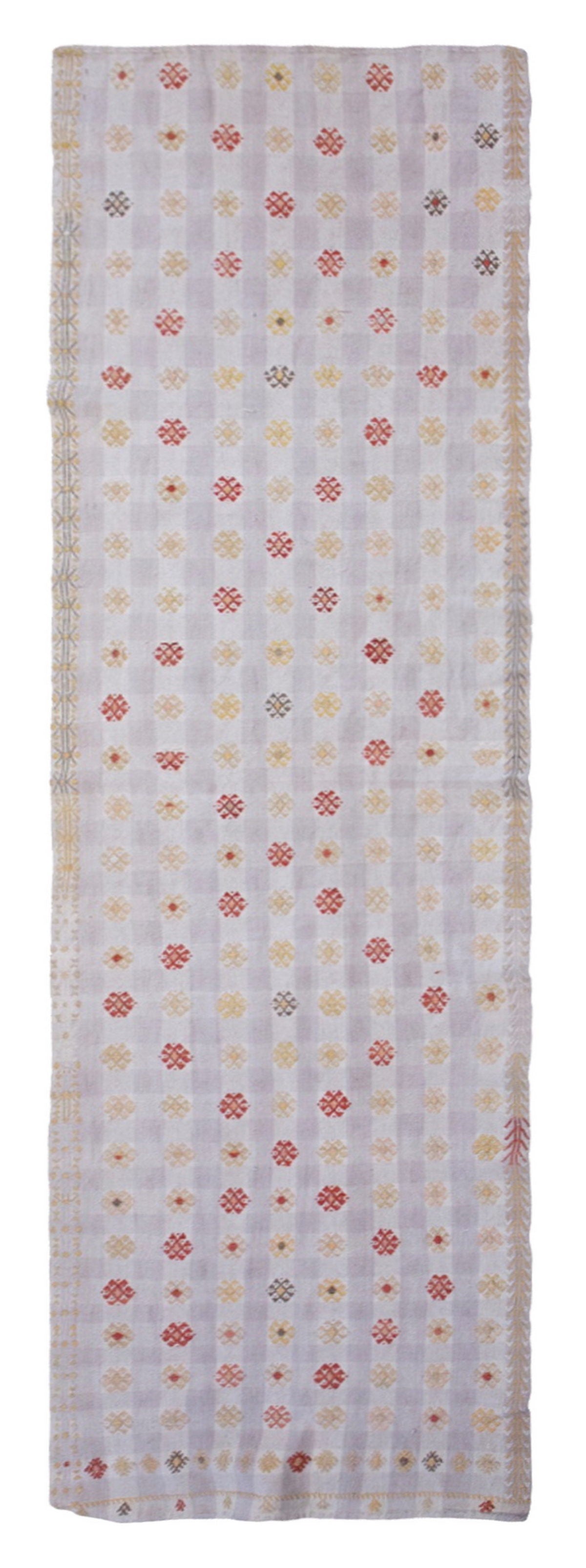 Striped Design Turkish Kilim Runner, Hallway Kilim Rug 77x298 cm, 2'6 x 9'9 ft