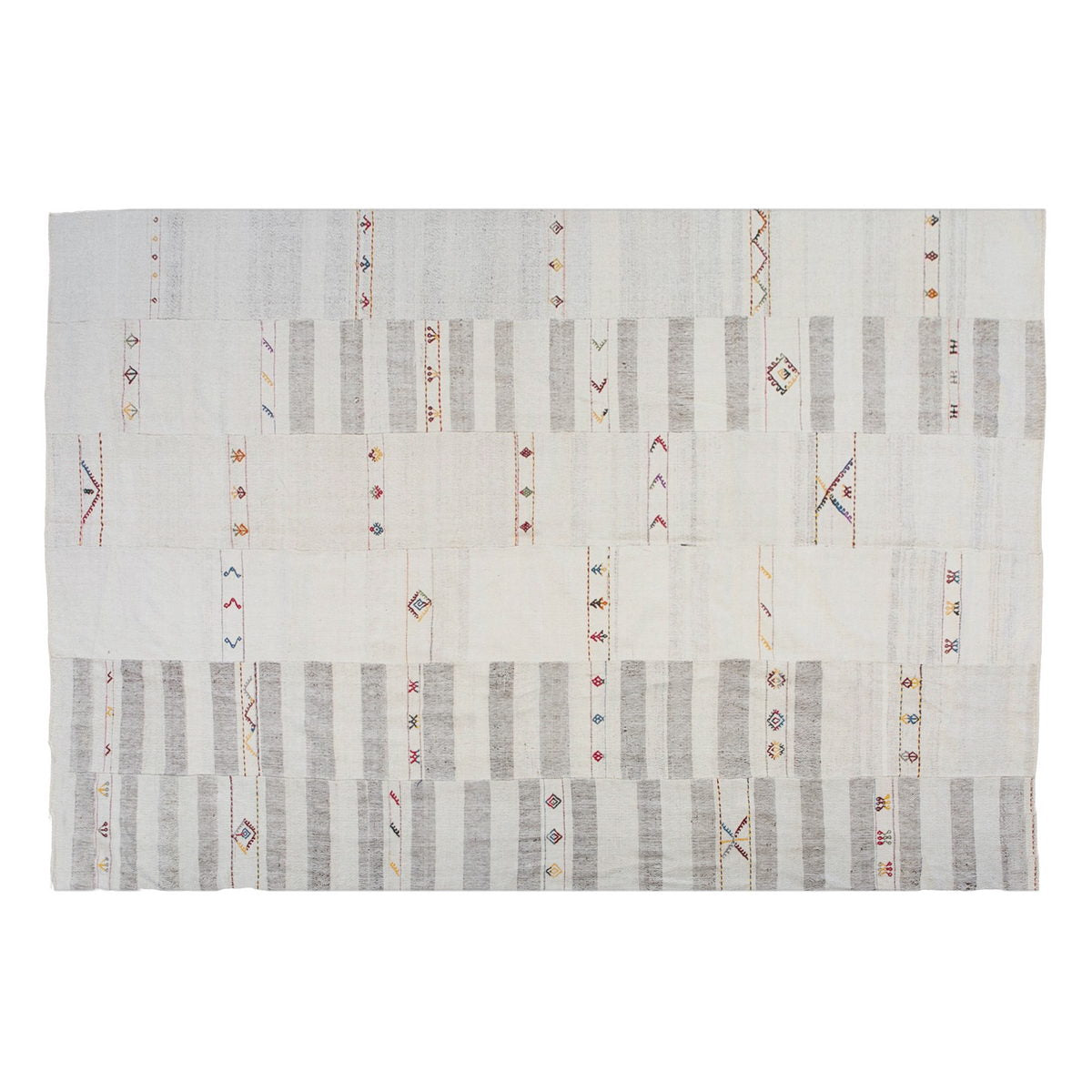 Striped Kilim Rug, 174 x 280 cm, 5'8" x 9'2"